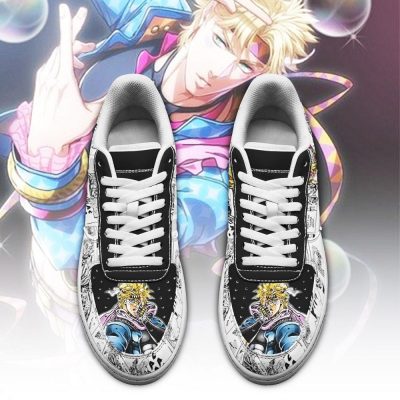 caesar zeppeli air force sneakers manga style jojos anime shoes fan gift pt06 gearanime 2 - JJBA Store
