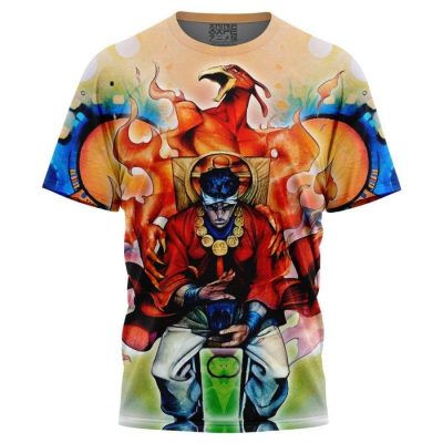 Mohammed Avdol Magician's Red Jojo's Bizarre Adventure T-Shirt