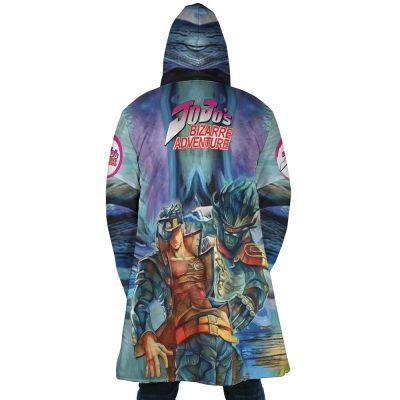 Trippy Jotaro Kujo Star Platinum Jojo’s Bizarre Adventure Dream Cloak Coat