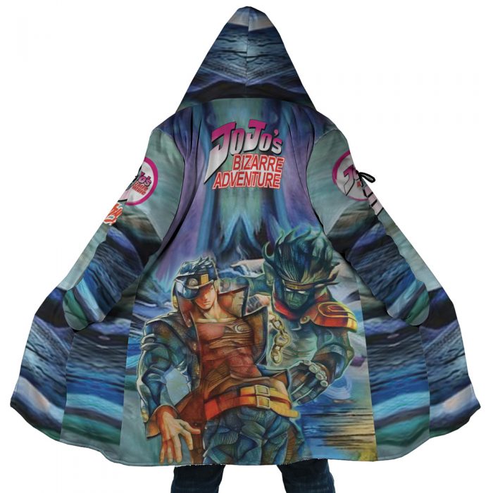 Trippy Jotaro Kujo Star Platinum Jojo’s Bizarre Adventure Dream Cloak Coat