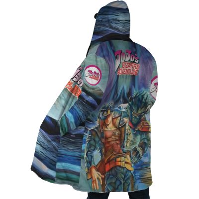 Trippy Jotaro Kujo Star Platinum Jojo’s Bizarre Adventure Dream Cloak Coat