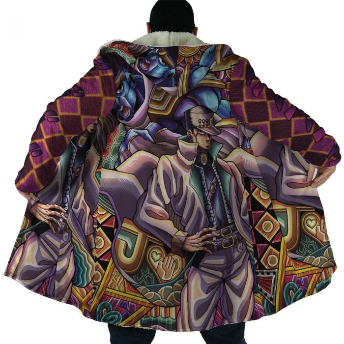 Trippy Jotaro Kujo JoJo's Bizarre Adventure Dream Cloak Coat