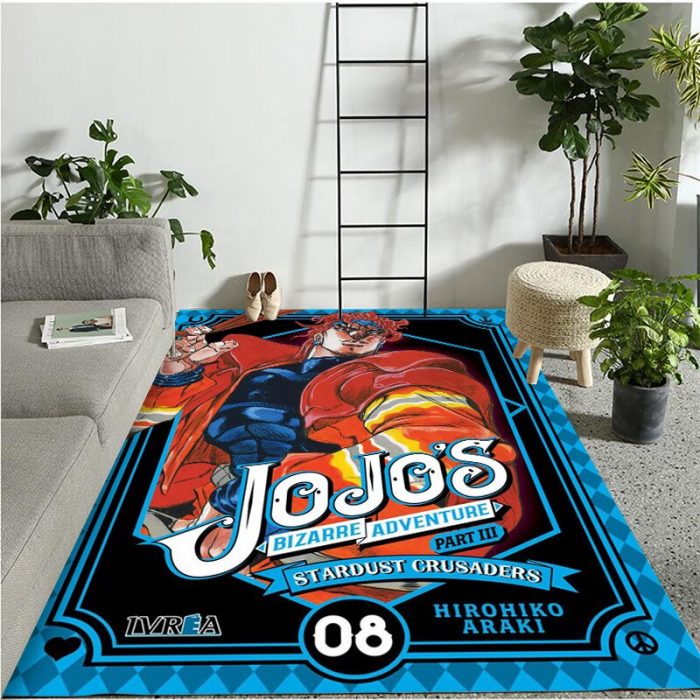 Jojo s Bizarre Adventure Area Rug JOJO Carpet Anime Rug Holiday Gifts Rugs For Living Room 11 - JJBA Store