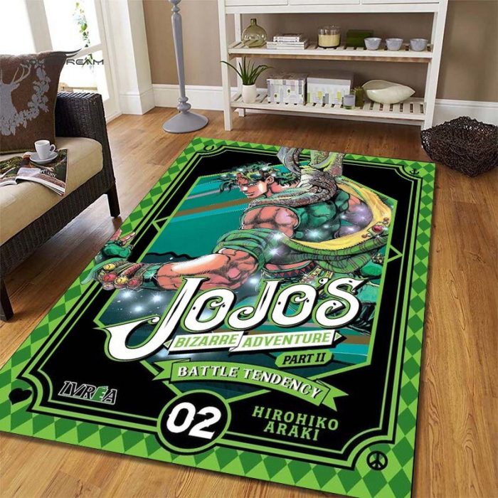 Jojo s Bizarre Adventure Area Rug JOJO Carpet Anime Rug Holiday Gifts Rugs For Living Room 16 - JJBA Store