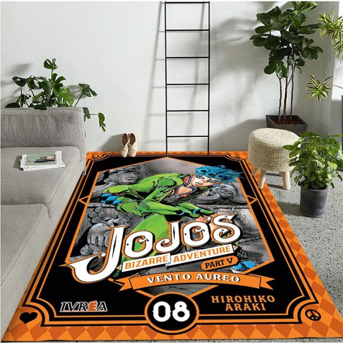 Jojo s Bizarre Adventure Area Rug JOJO Carpet Anime Rug Holiday Gifts Rugs For Living Room 9 - JJBA Store
