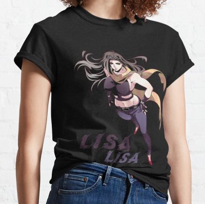 Jojo'S Lisa Lisa Sticker T-Shirt Official Cow Anime Merch