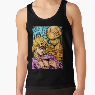 Giojo With His Stand Tank Top Official Cow Anime Merch