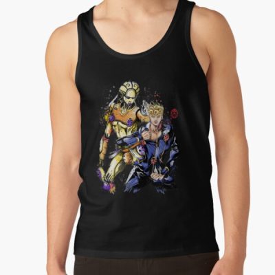 Gold Expierence Watercolor Tank Top Official Cow Anime Merch
